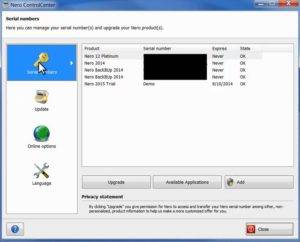 nero 12 platinum serial number validation