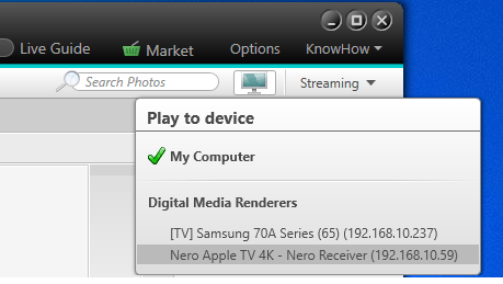 NMH-Receiver Apple TV