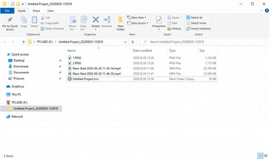 Export Folder