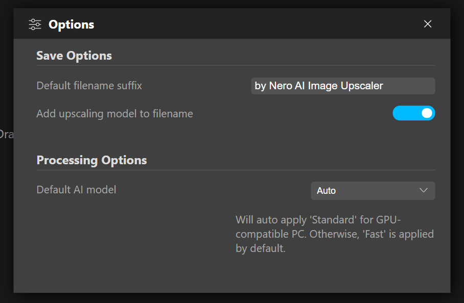 setup default ai model